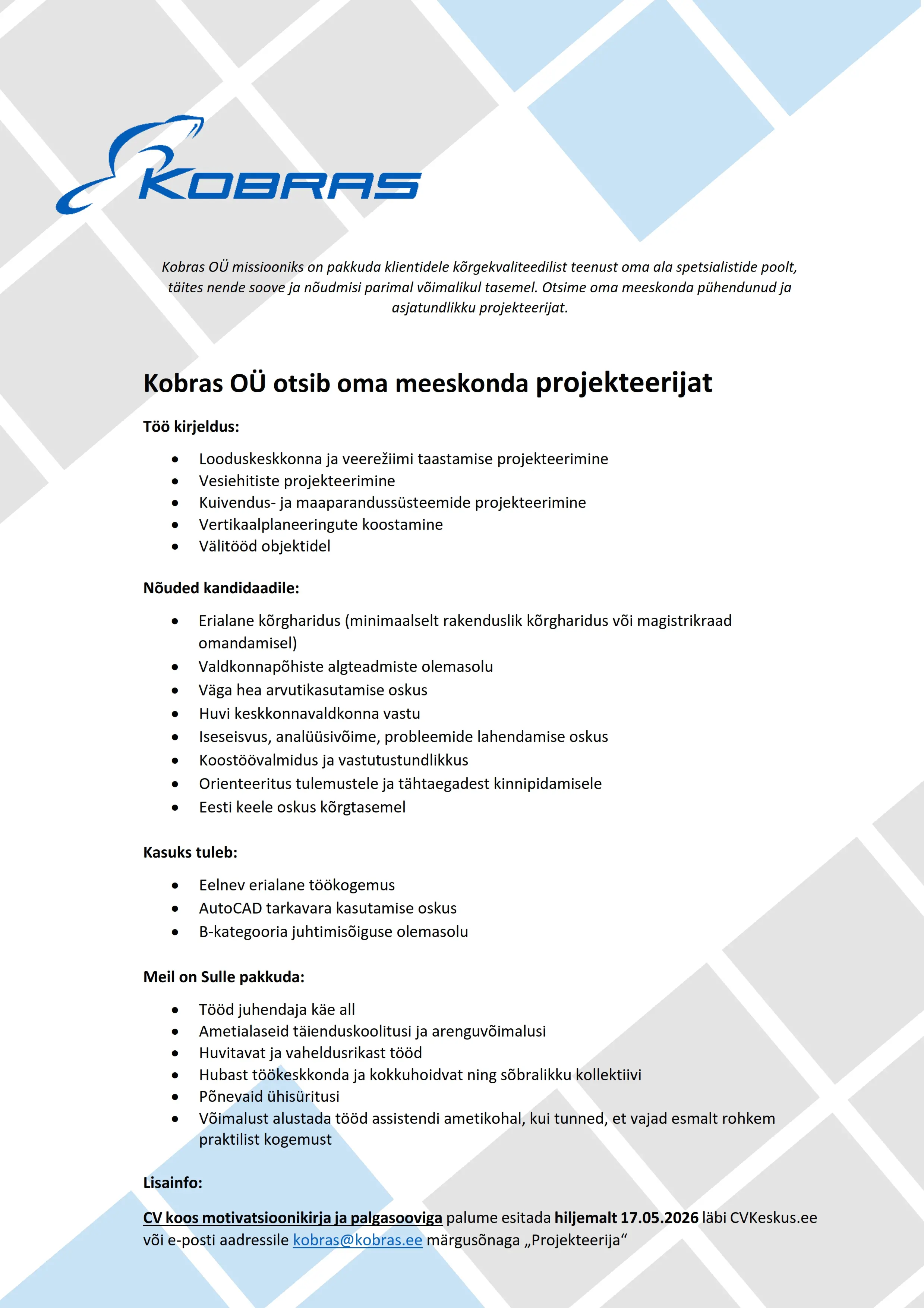 vacancy